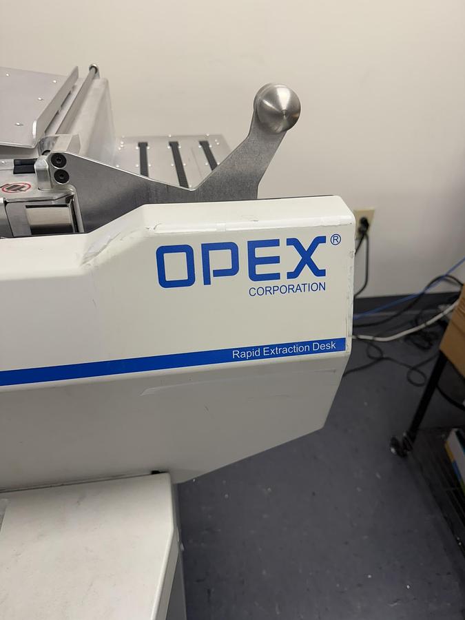Used OPEX Rapid Extraction Desk Mail Opener / Extraction Workstation