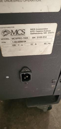 Used MCS Pro 1024 Tabber Stamp Affixer Wide Label