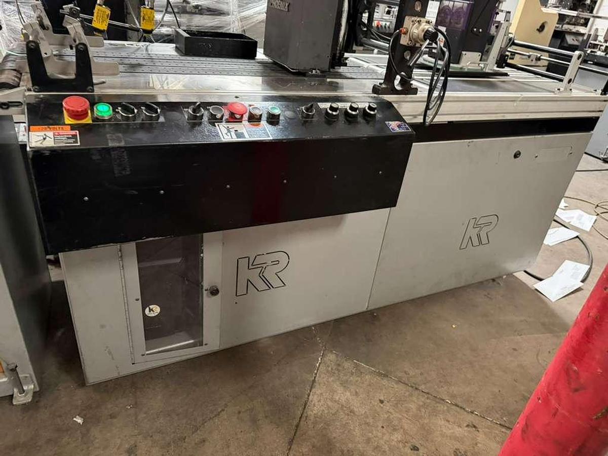 Used Kirk Rudy UV Phoenix Inkjet with Feeder Complete System