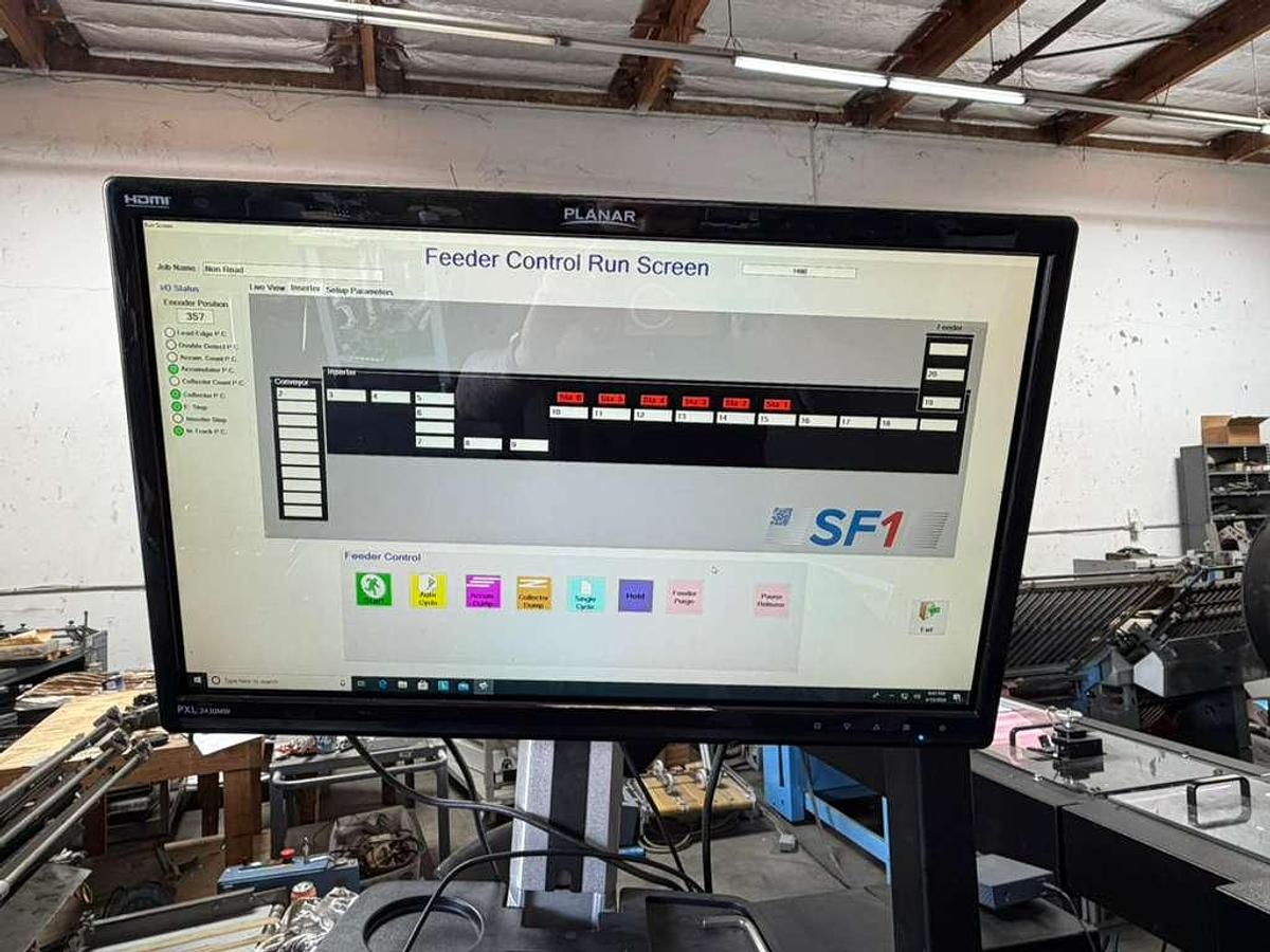 Used Bell and Howell Mailstar 500 Inserter with SMS SF1 Feeder Accumulator Folder