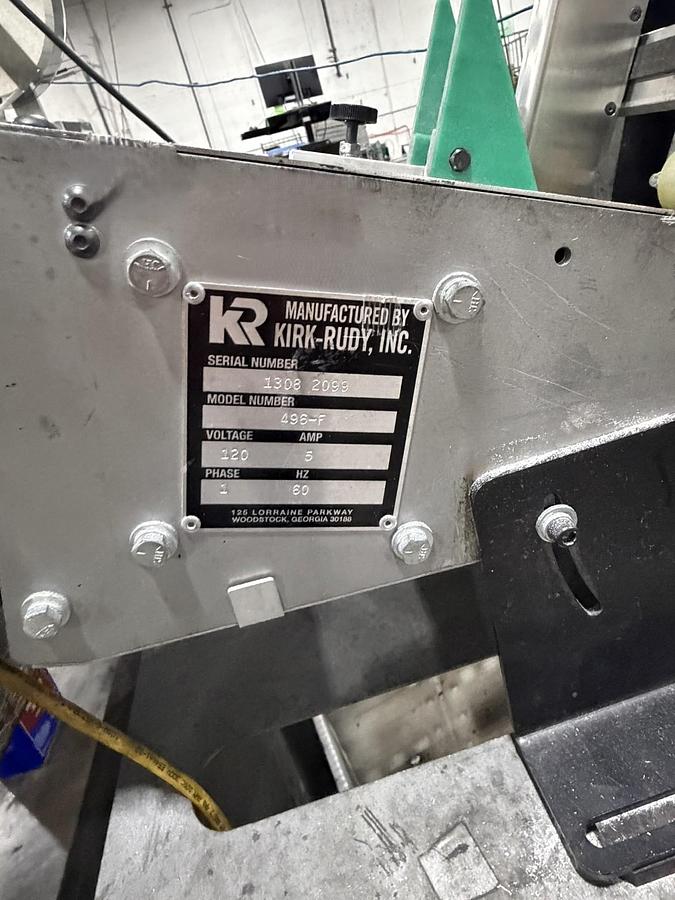 Used Kirk Rudy UV Pheonix Inkjet with Feeder Complete System