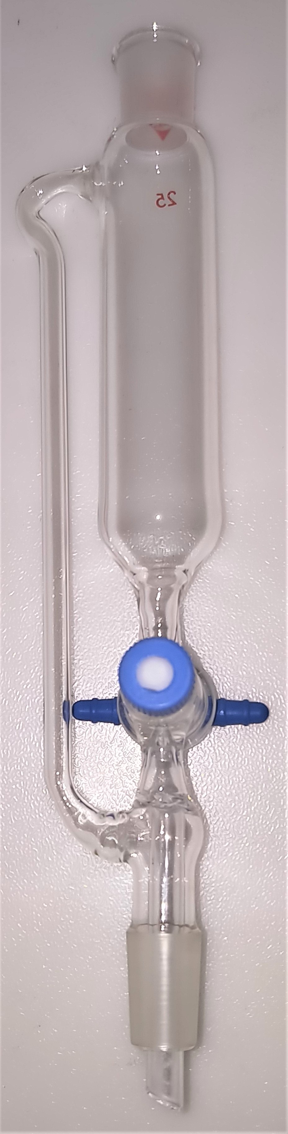 New Open Box MetroWare Addition Funnel with Pressure-Equalizing Arm - 25mL