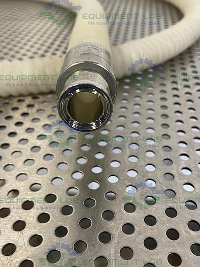 Used Sani-Tech  84" Silicone Hose w/  3/4" Sanitary Fitting