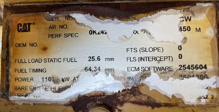 Used Caterpillar 3512B x 3 sets Low hours 