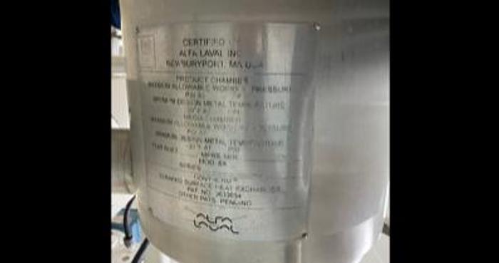 Used (2) Alfa Laval Contherm
