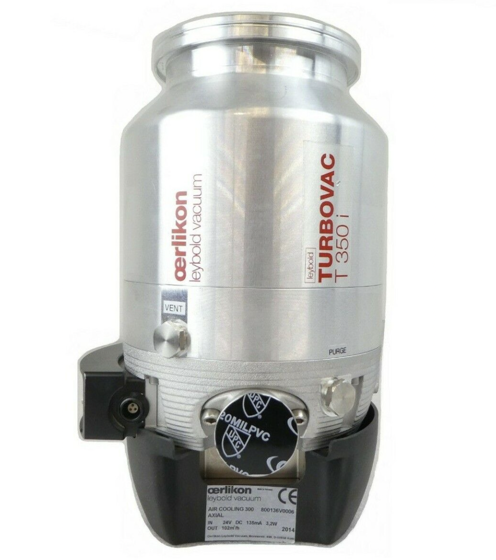 Used Leybold TURBOVAC T 350i 800136V0006 Turbomolecular Pump Turbo 300 Axial Working