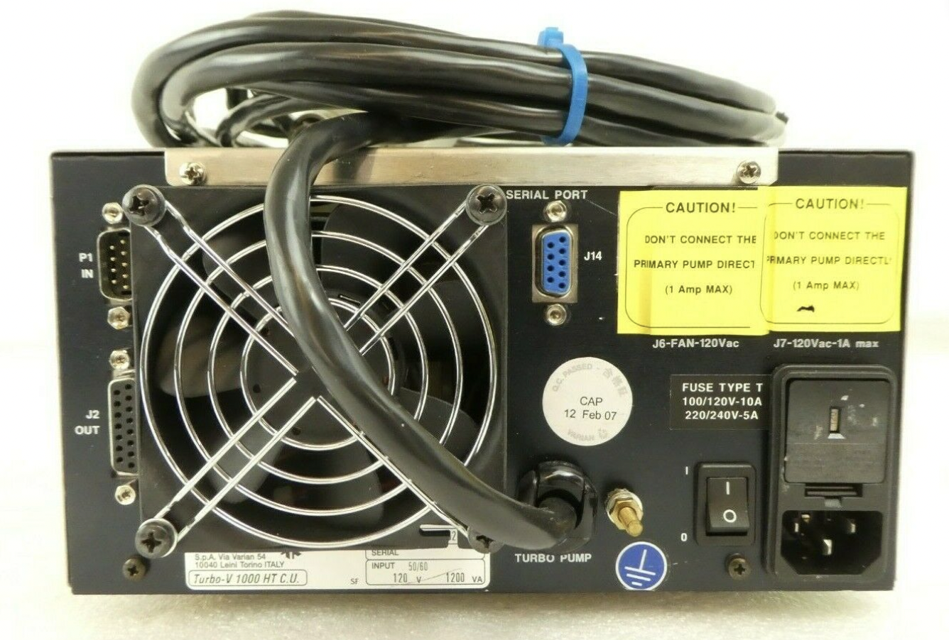 Used VARIAN Turbo-V 1000HT 9699554S020 Turbomolecular Pump Controller eS31 Working