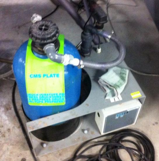 Used Logotec CMS Plate Filtration System for CtP 2009