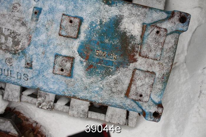 Used Goulds 3196 Pump Base, 58" Length, 18" Width, 4.5" Height #39044