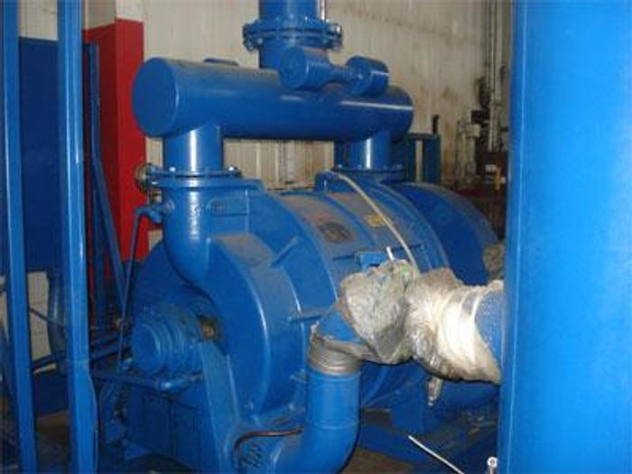 Used Travaini 150 HP Vacuum Pump w/ Somarakis Pump