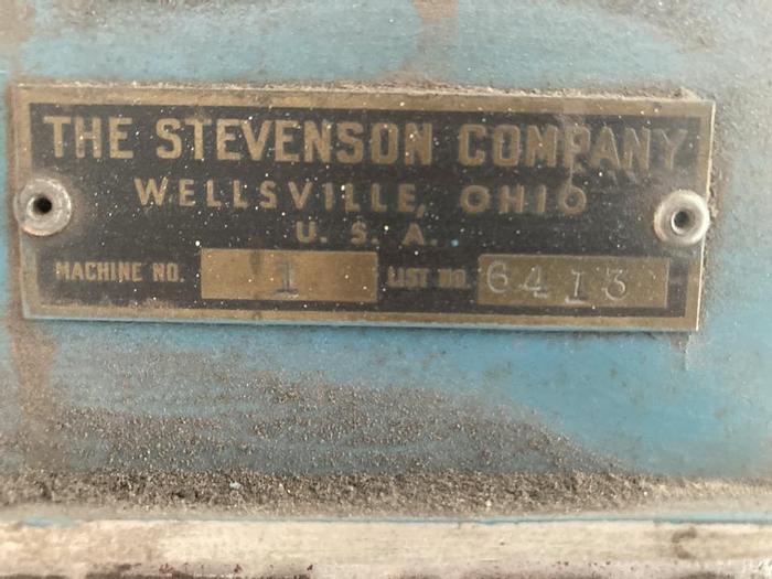 Used 25″ X 38″ STEVENSON BRICK LINED PEBBLE MILL – 5 HP/UL LISTED (#9811)