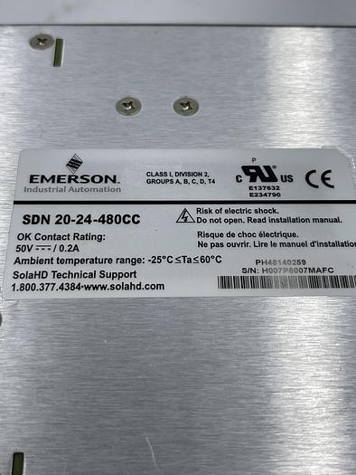 Used Emerson SDN 20-24-480cc