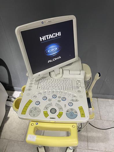 Gebraucht Hitachi/Aloka Noblus Ultraschallgerät auf Cart mit 2 Ultraschallsonden