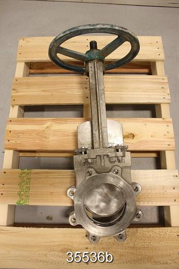 Used Velan 6" Hand Operated Knife Gate Valve #35536