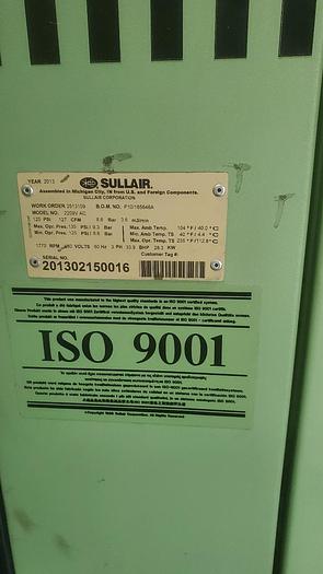 Used 2013 Sullair 2200 Airscrew 125PSI