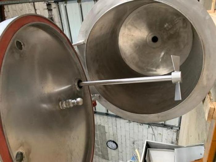 180 liters rustfrie procestanke