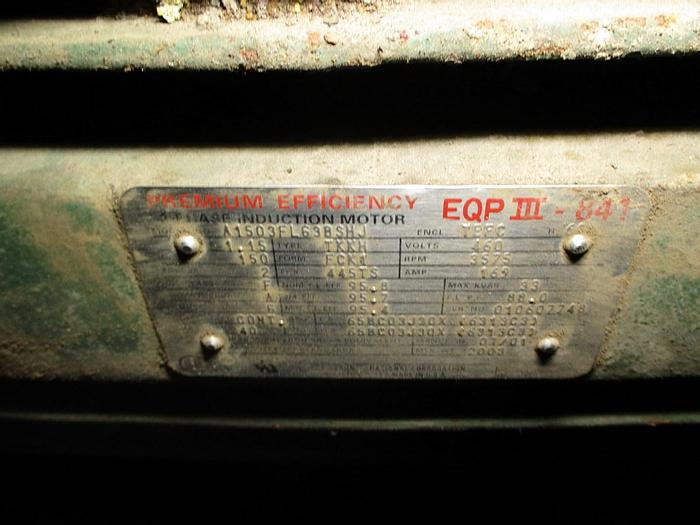 Used FLOW SERVE 630PSI HI-PRESSURE PUMP 150HP