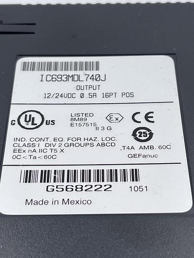 Used GE IC693MDL740J