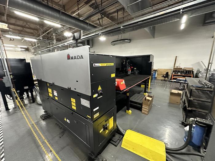 Used 2013  Amada  Acies 2515T Punch/CO2 LASER WITH TOOL LOADER, TOOLING, SPINDLE