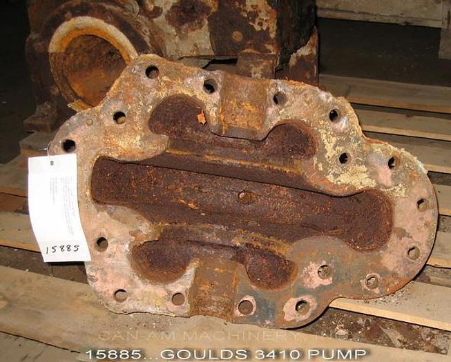 Used Goulds 3405 Fan Pump, 6 X 8 X 14H, 12" Dia Impeller, 1600 Gpm, 135 Ft. Head, 100 Hp, 1800 Rpm, 460 Volt #15885