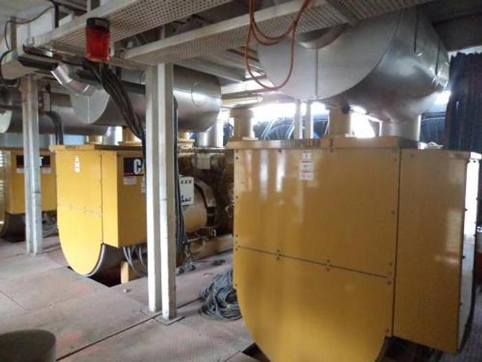 Used 1.07 MW 2007 Used Caterpillar 3512 Diesel Generator