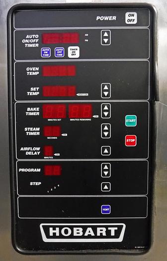 Used USED HOBART® DOUBLE RACK GAS OVEN, MODEL HBA2G, 0002153