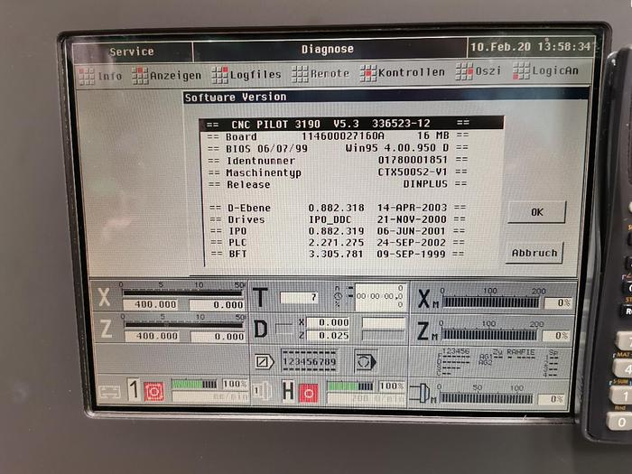 Gebraucht 2001 CNC Drehmaschine GILDEMEISTER CTX 500 Serie 2