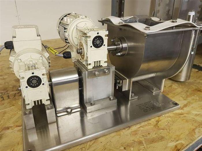 Used 2016 Rospen Stainless Steel Twin Screw Feeder