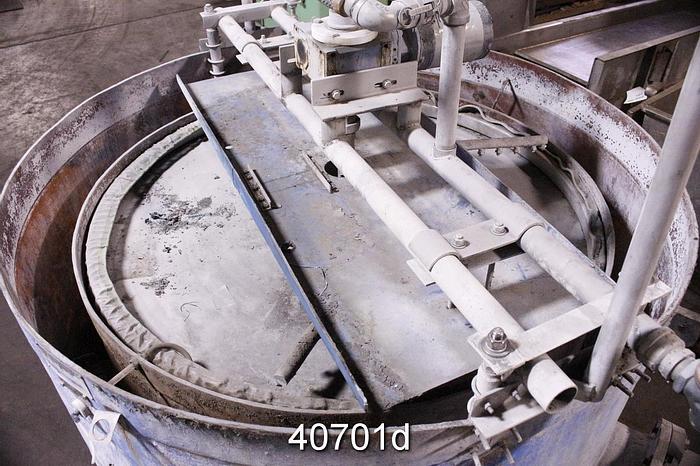 Used Albany International Gravity Filter, 6' Diameter, Fiberglass #40701