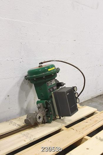 Used Fisher 1" V200 Control Valve, Stainless Steel Body #23953