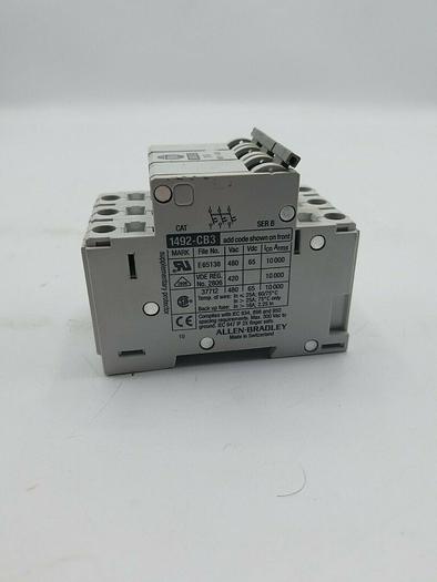 Used Allen-Bradley 1492-CB3 G150 Circuit Breaker Ser.B