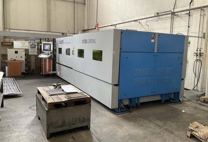 Usato IMPIANTO DI TAGLIO LASER IN FIBRA OTTICA CY LASER CON CARICO E SCARICO