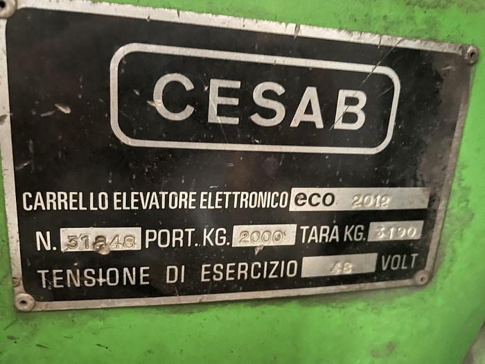 Usato CARRELLO ELEVATORE ELETTRICO CESAB