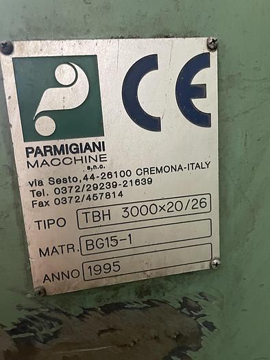 Usato 1995 PARMIGIANI TBH 3000 x 20/26