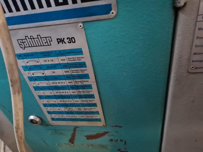 Usato CURVAPROFILATRI PK30