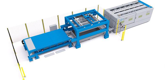 Compact Server Long: sistema di automazione per macchine taglio laser fibra ottica