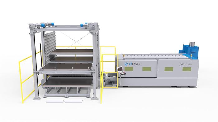 Compact Store: automation system for fiber laser cutting machines