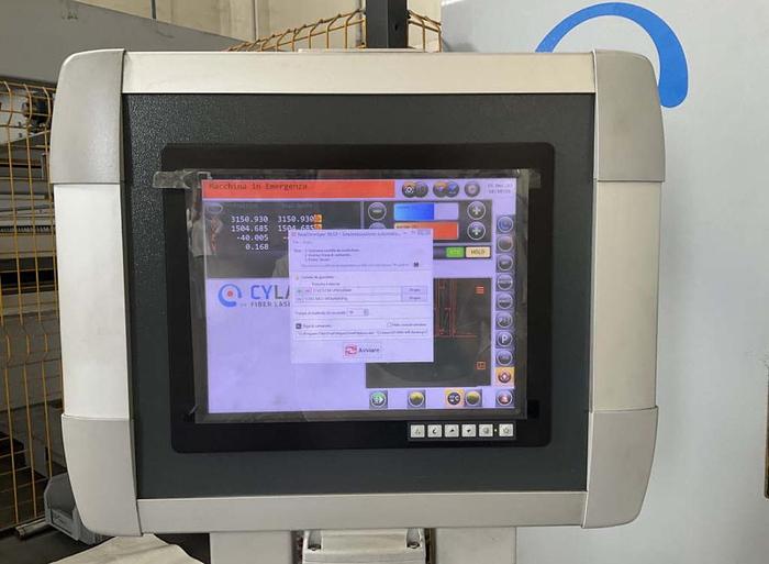 Usato IMPIANTO DI TAGLIO LASER IN FIBRA OTTICA CY LASER CON CARICO E SCARICO