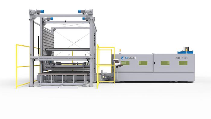 Compact Store: automation system for fiber laser cutting machines