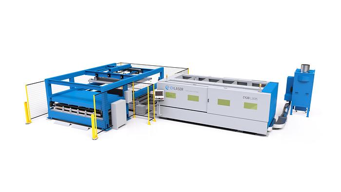 Compact Server Side: fiber laser cutting automation