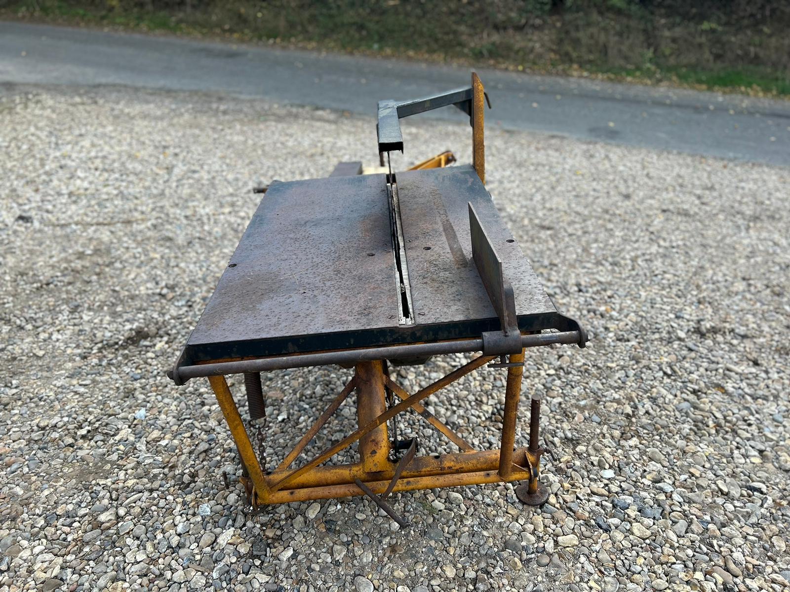 Used McConnel Allwork Saw Bench