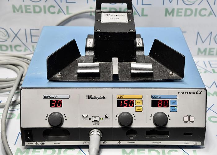 Used Valleylab Force EZ Electrosurgical Generator with E6008 Footswitch