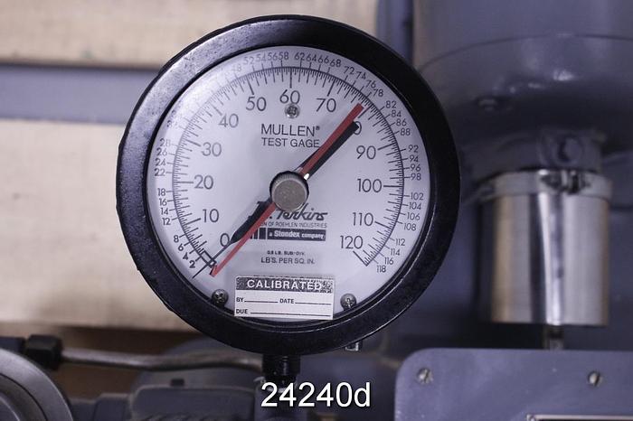 Refurbished Bf Perkins C Mullen Tester With 1/4Hp, 1725Rpm, Single-Phase Motor, Drive #2372 #24240