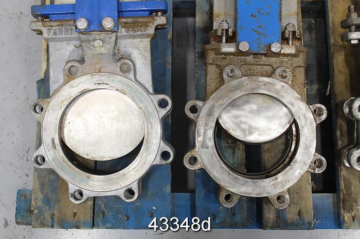 Used 6" Hand Operated Knife Gate Valve #43348
