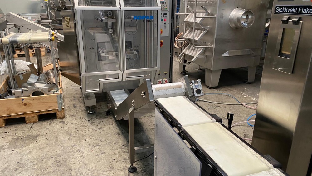 Used Powder weighing and packing line from Kopas