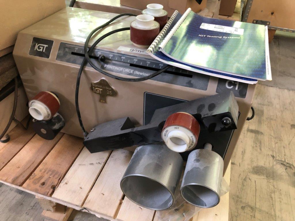 Used IGT Reprotest C 1 printability tester 2008