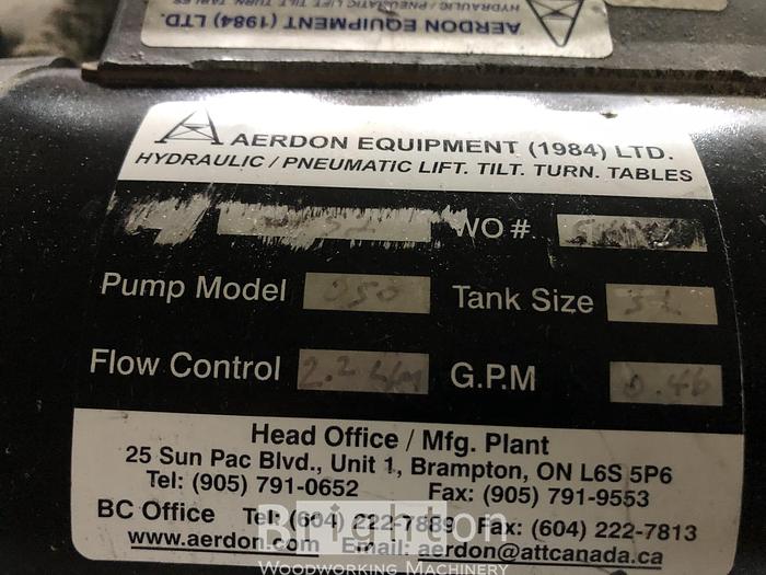 Used -------- 2000lb  Used Scissor Lift Table