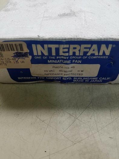 Interfan PM074-115-4B 115vac 11watt 120x25mm