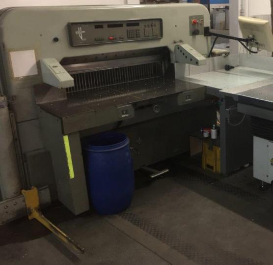 Used Polar Mohr 115 EMCMON highspeed cutter 1984