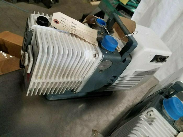 Used Alcatel Pascal 2005 SD Dual Stage Rotary Vane Pump REBUILT + FREE SHIPPING